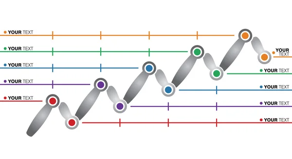 Fluxo de negócios de sucesso — Vetor de Stock