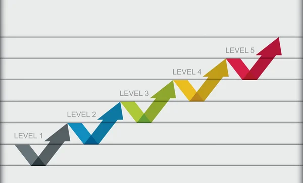 Annual Graph of development — Stock vektor