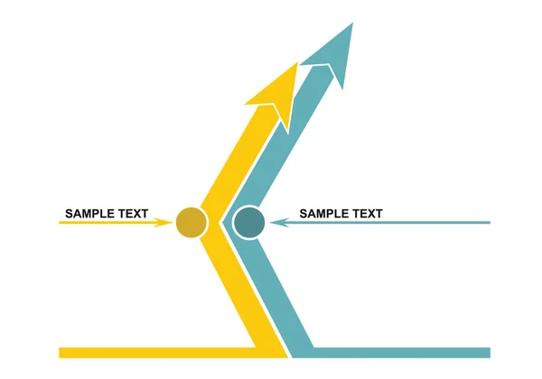 Gráfico del diagrama de desarrollo — Archivo Imágenes Vectoriales