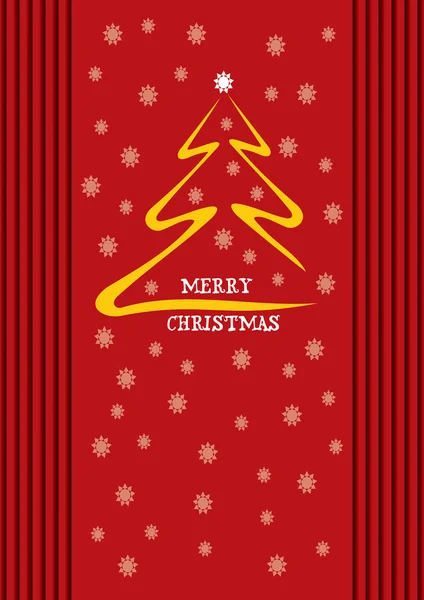 Christmas Greeting Card — Stock Vector