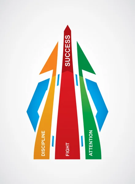 Color clave del éxito — Archivo Imágenes Vectoriales