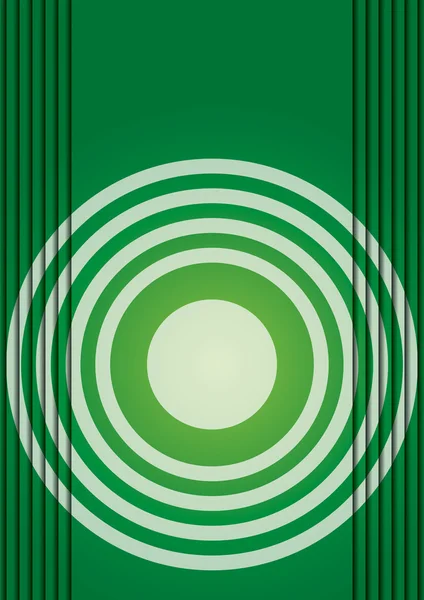 Green design with circles — Stock Vector