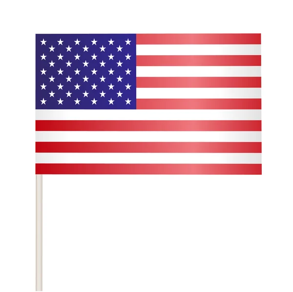 Wektor flag z Usa. — Wektor stockowy