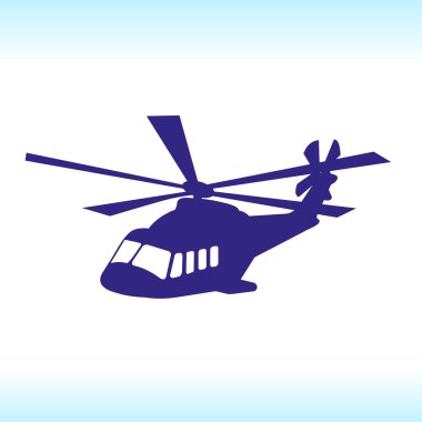 uçan helikopter gökyüzü.