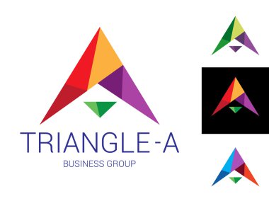 İş için harf A logo.