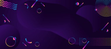 Soyut geometrik morötesi arkaplan. Modern fütürist tarzı.