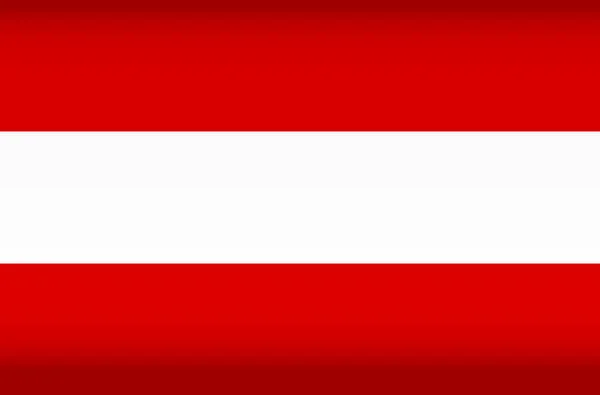 Bandera vectorial de Austria. Símbolo de color aislado — Vector de stock