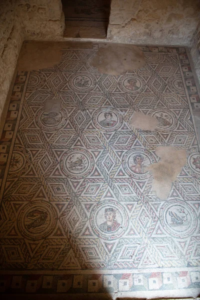 Forntida Romerska Villa Del Casale Med Vacker Mosaik Byggd Århundradet — Stockfoto