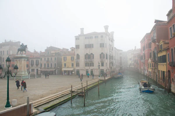 意大利威尼斯的大频道美丽浪漫的意大利城市 — 图库照片