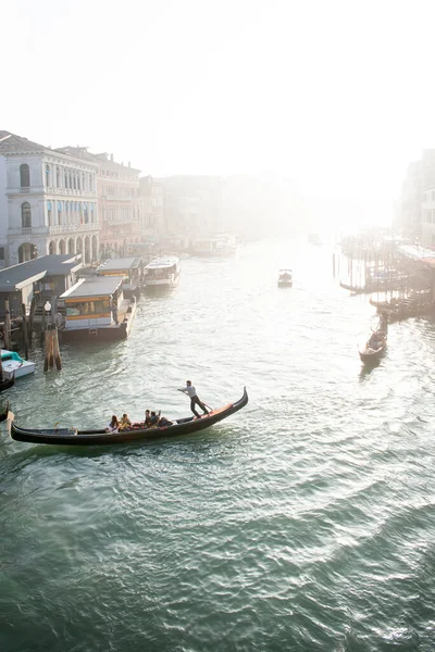 Gran Canal Venecia Italia Hermosa Ciudad Italiana Romántica — Foto de Stock