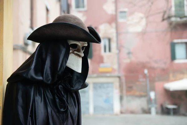 Kleurrijke Carnaval Mooie Maskers Een Traditioneel Festival Venetië Italië — Stockfoto