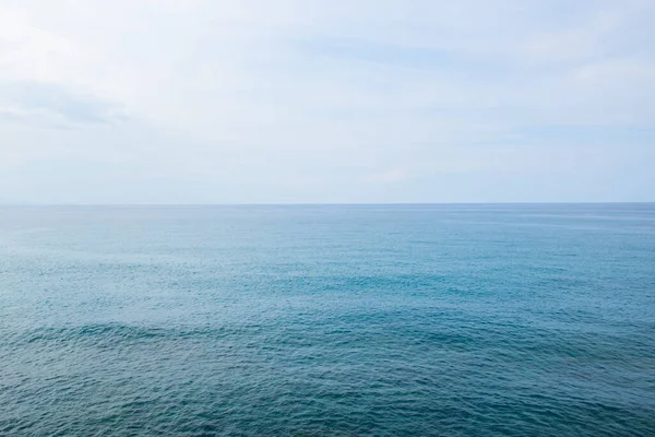 Paisagem Com Mar Mediterrâneo Calmo Sicília Itália — Fotografia de Stock