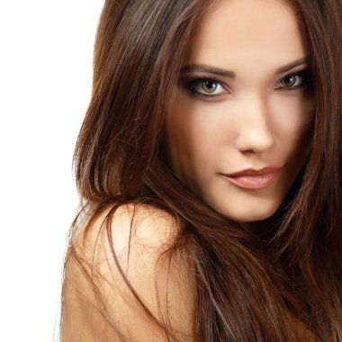 Genç güzel kadın.