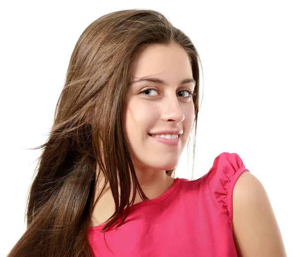 Smiling teenager girl — Stock Photo, Image