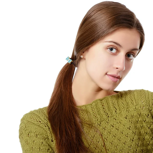 Sonriente adolescente chica — Foto de Stock