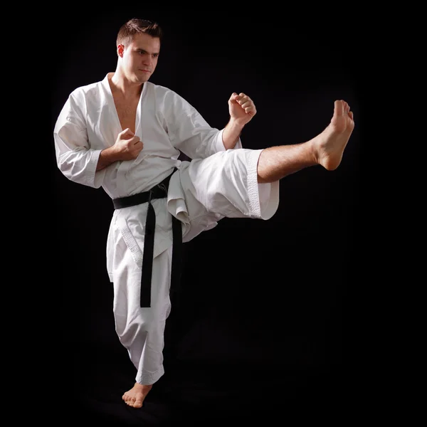 Uomo di karate — Foto Stock