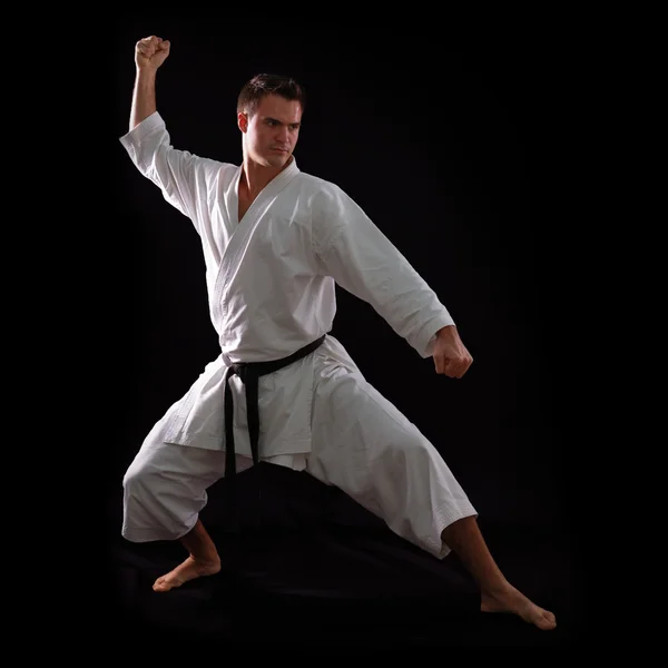 Uomo di karate — Foto Stock
