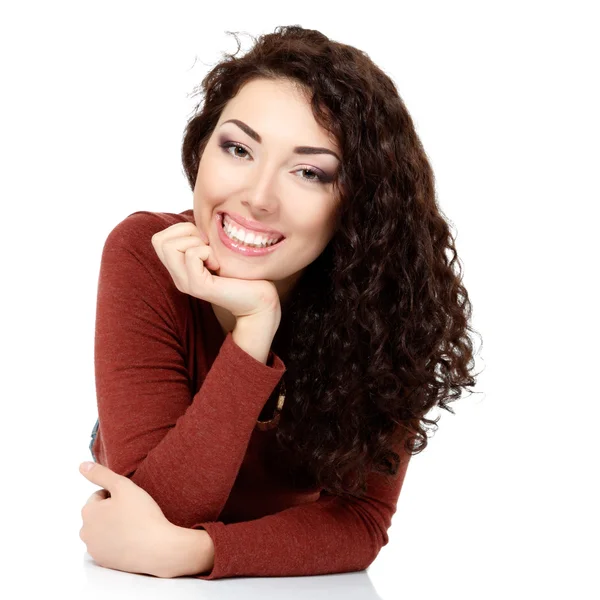 Woman looking at camera — Stock Photo, Image