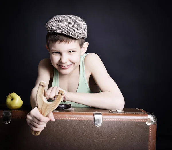 Jungen-Porträt — Stockfoto