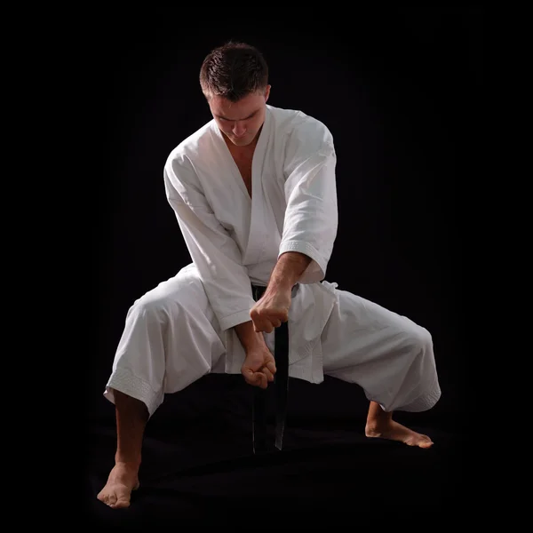 Karate adam — Stok fotoğraf