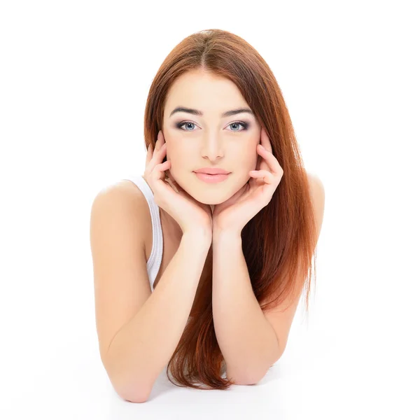 Junge schöne Frau — Stockfoto