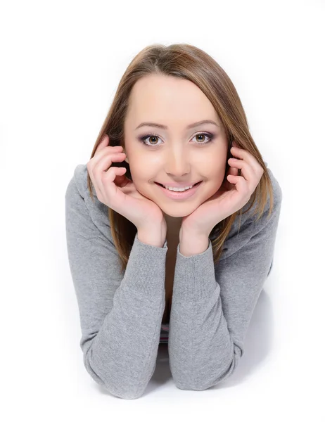 Jovem mulher bonita — Fotografia de Stock