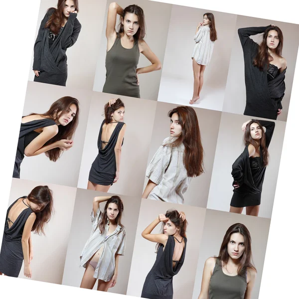 Set di modelli moda — Foto Stock