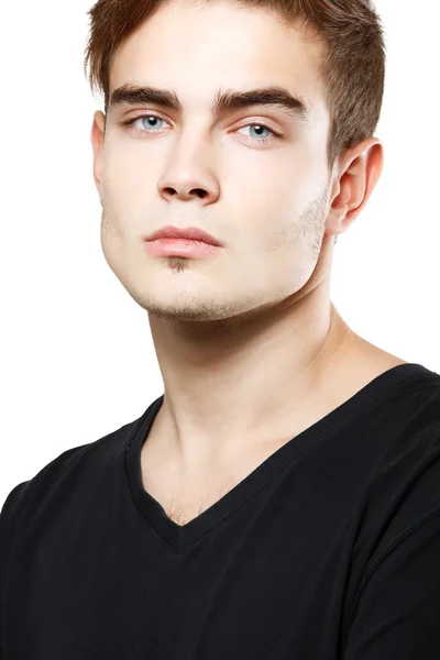 Young man handsome face — Stock Photo, Image