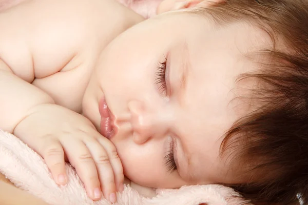 Carino dormire bambino — Foto Stock