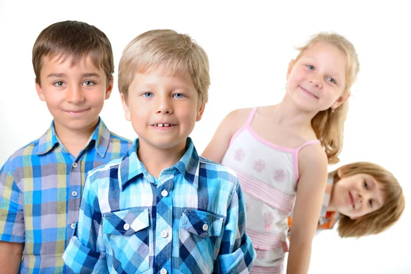 Schattige kinderen vrienden — Stockfoto