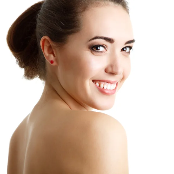 Retrato de mujer joven sonriente — Foto de Stock