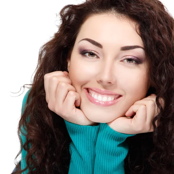 Woman looking at camera — Stock Photo, Image