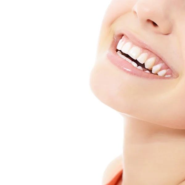 Sonrisa de mujer joven — Foto de Stock