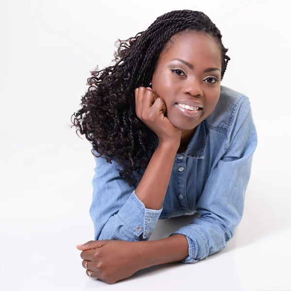 Beautiful young african woman — Stock Photo, Image