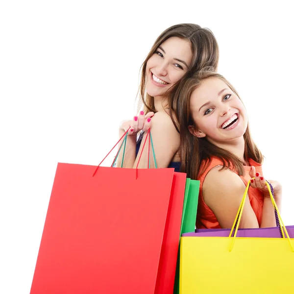 Compras meninas — Fotografia de Stock