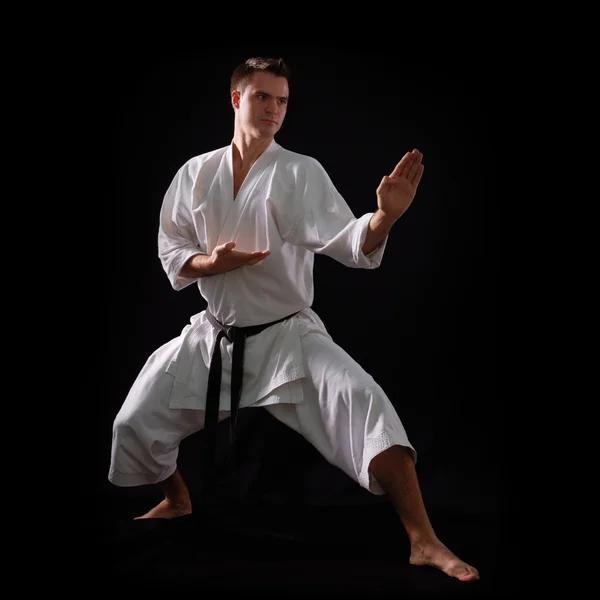 Karate man — Stok Foto