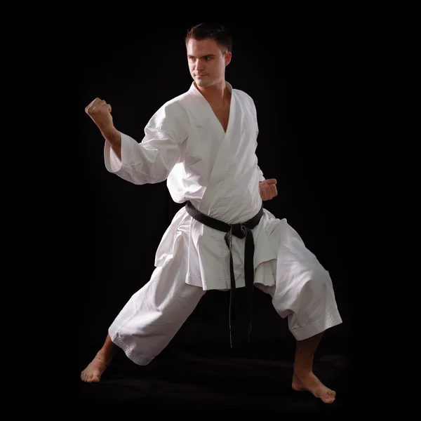 Karate man — Stockfoto