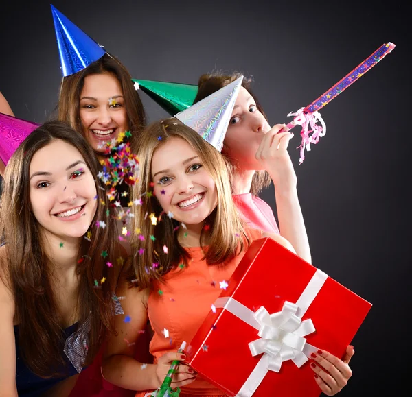 Ragazze sulla festa di compleanno — Foto Stock