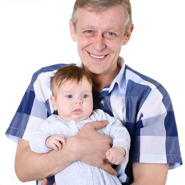 Otec drží dítě — Stock fotografie