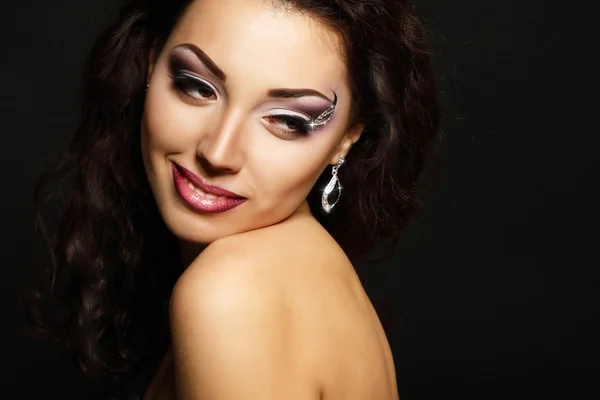 Woman with beautiful makeup — Stock Photo, Image