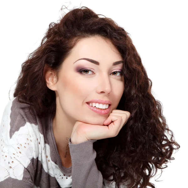 Woman looking at camera — Stock Photo, Image