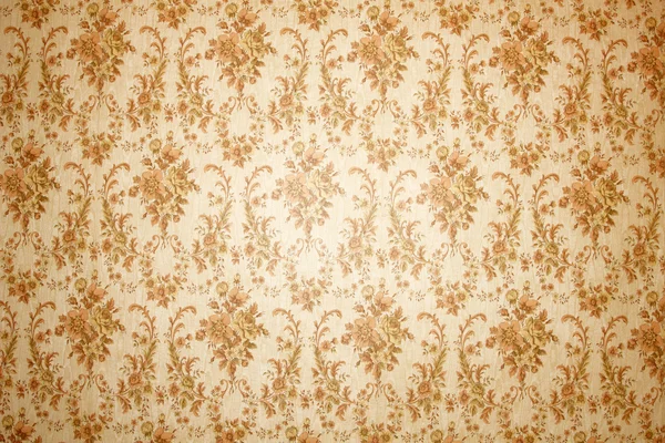 Vintage wallpaper with floral pattern — Stock Photo, Image