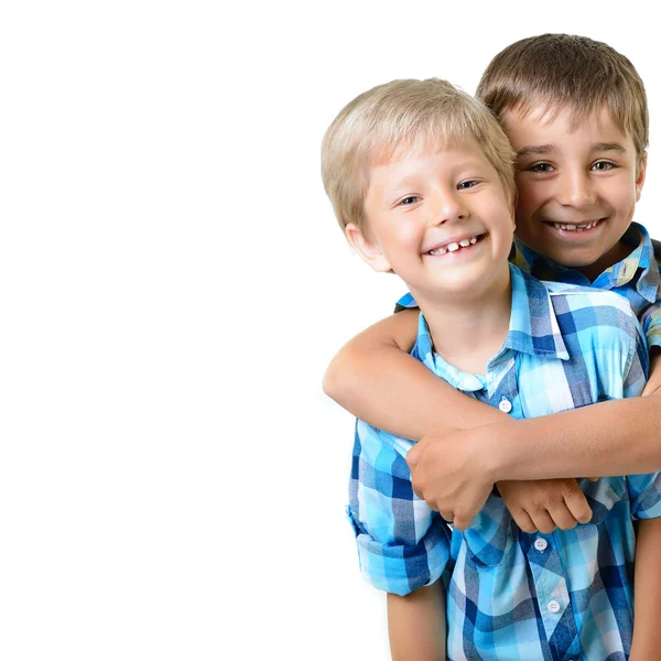 Dois meninos pequenos — Fotografia de Stock