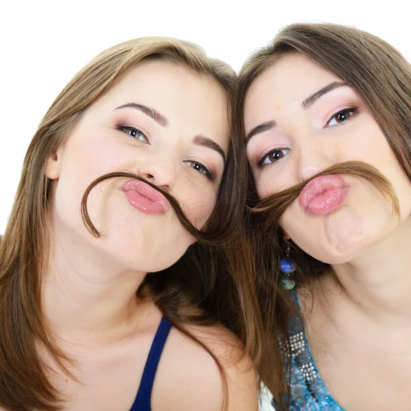 Duas meninas engraçadas — Fotografia de Stock