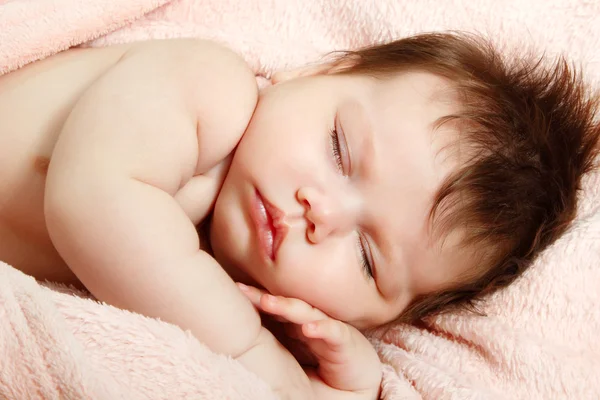 Cute infant baby sleeping — Stock Photo, Image