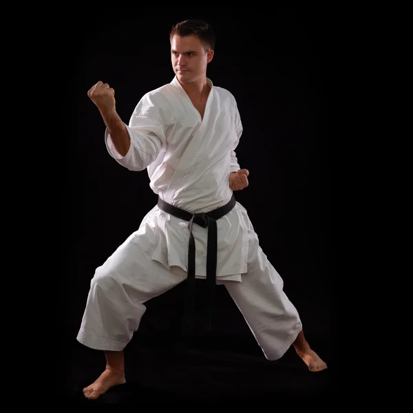 Karate man — Stockfoto