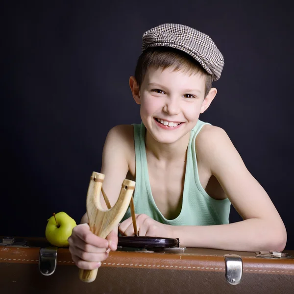 Retrato de niño vintage —  Fotos de Stock