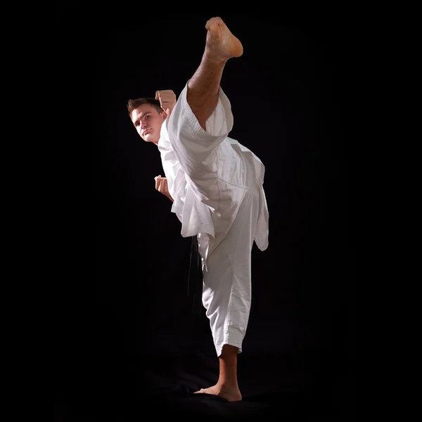 Karate man — Stockfoto