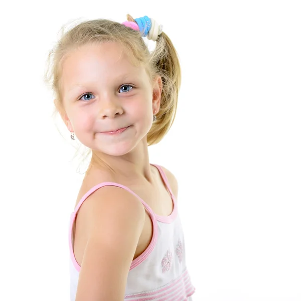 Cheerful  little girl Stock Photo