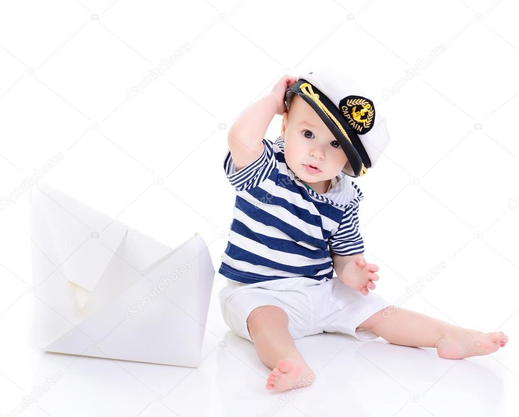 Little captain boy